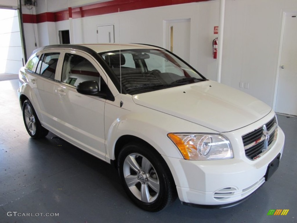 2010 Caliber SXT - Stone White / Dark Slate Gray photo #5