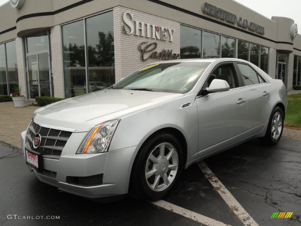 2009 CTS 4 AWD Sedan - Radiant Silver / Light Titanium/Ebony photo #1