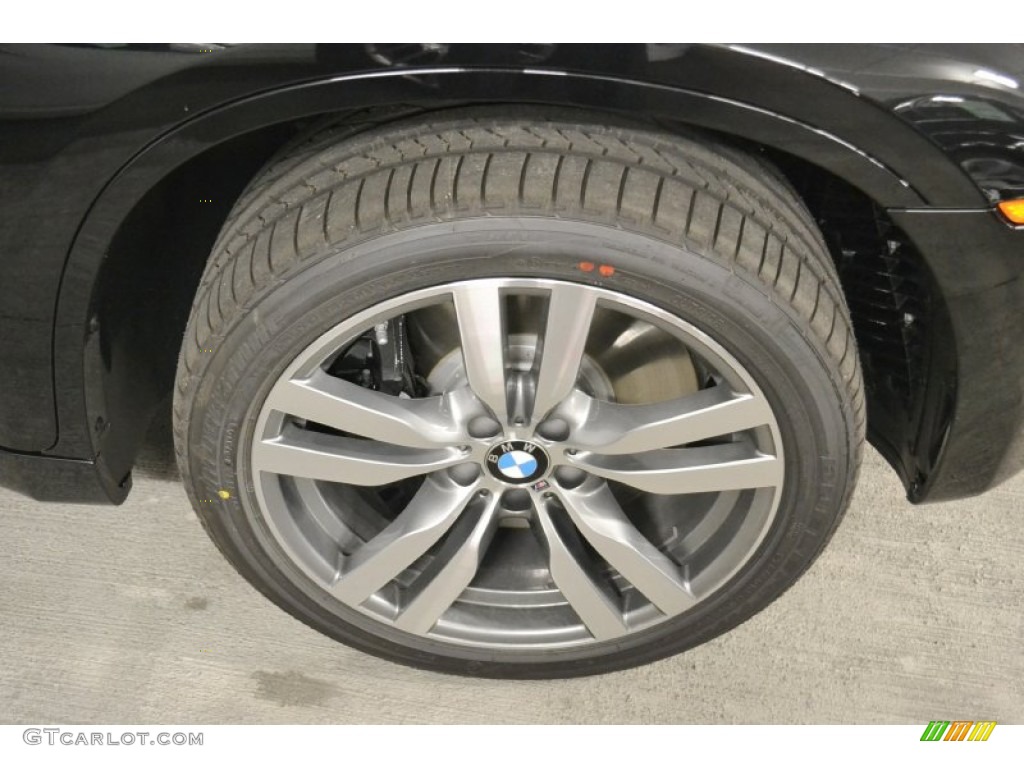 2012 X6 M  - Black Sapphire Metallic / Black photo #2