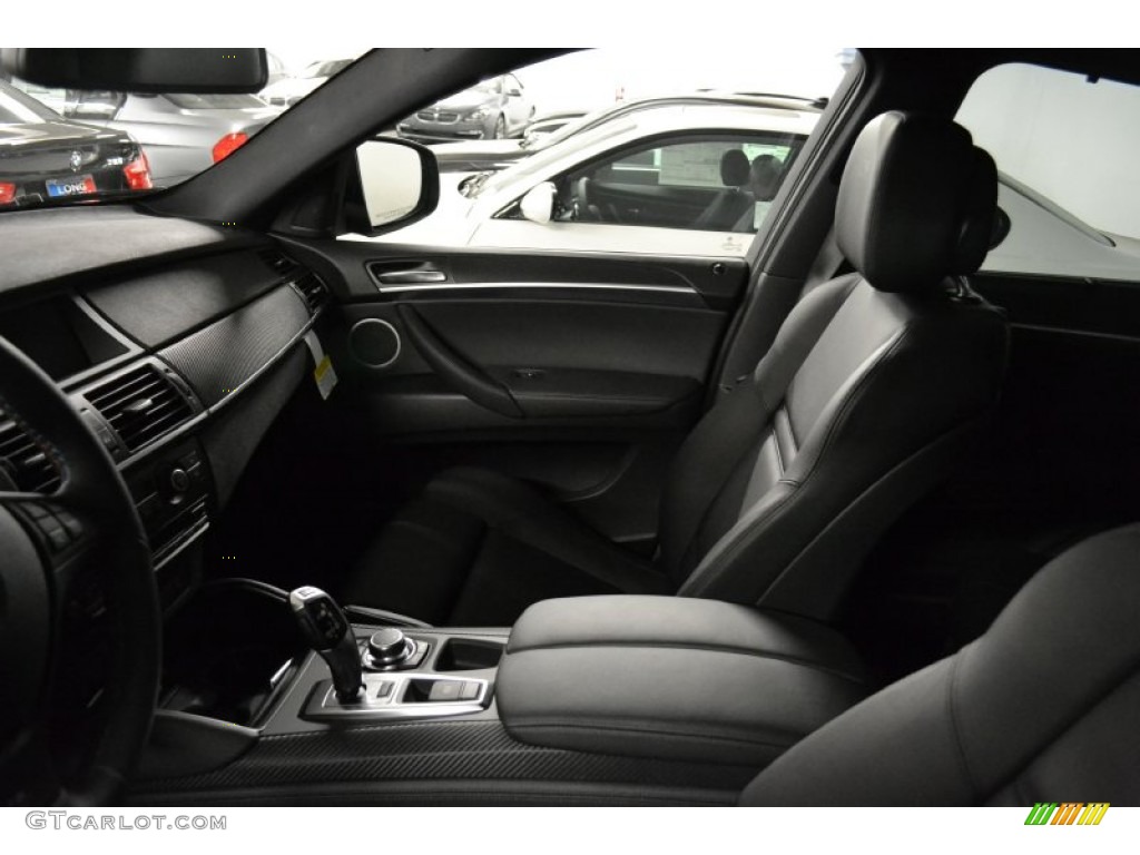 2012 X6 M  - Black Sapphire Metallic / Black photo #5