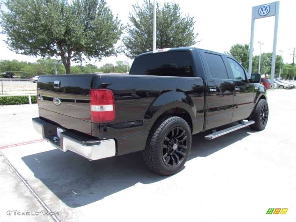 2006 F150 XLT SuperCrew - Black / Black photo #5