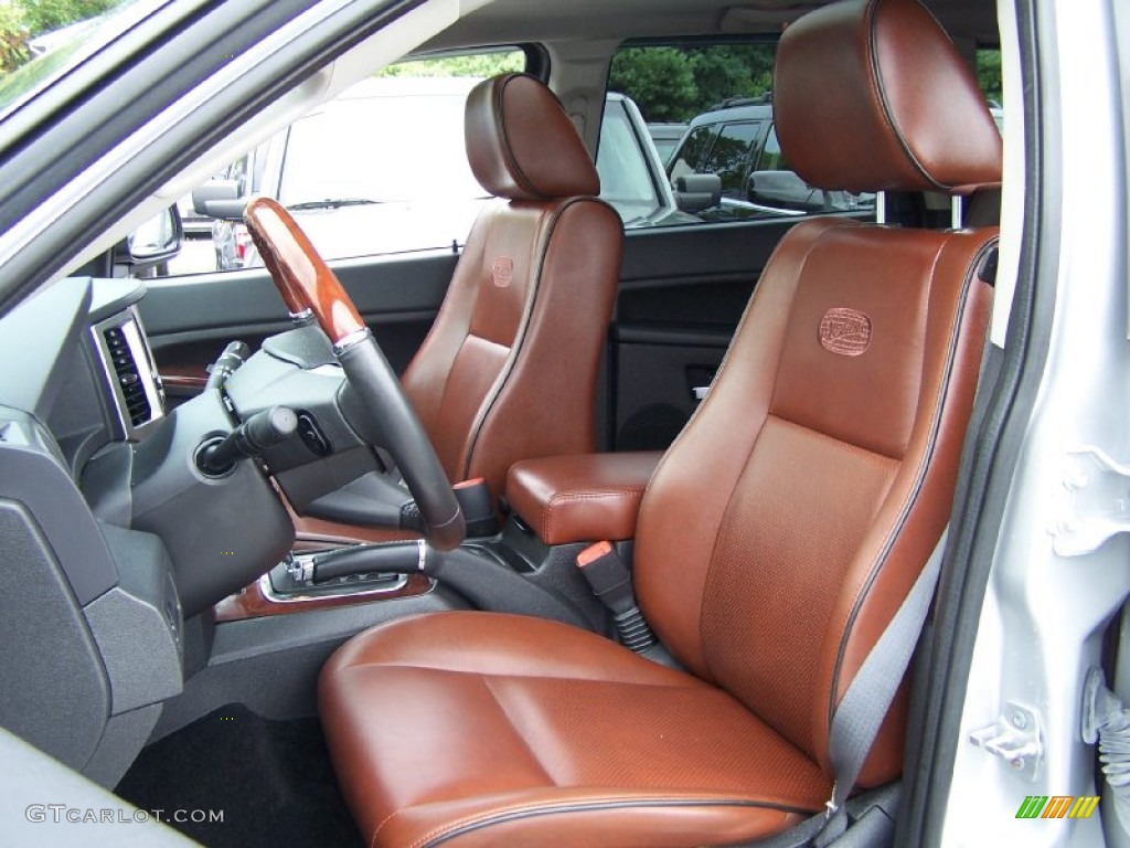 Saddle Brown/Dark Slate Gray Interior 2008 Jeep Grand Cherokee Overland 4x4 Photo #52461869