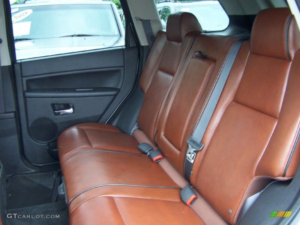 Saddle Brown/Dark Slate Gray Interior 2008 Jeep Grand Cherokee Overland 4x4 Photo #52461932