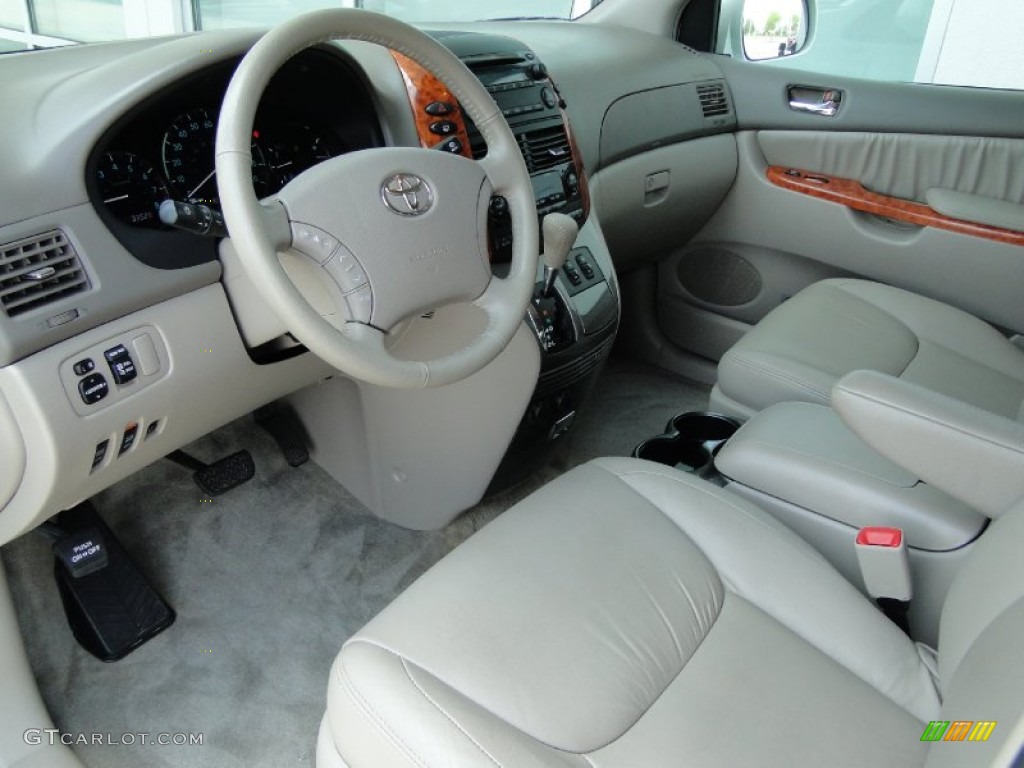 Taupe Interior 2010 Toyota Sienna XLE Photo #52462475