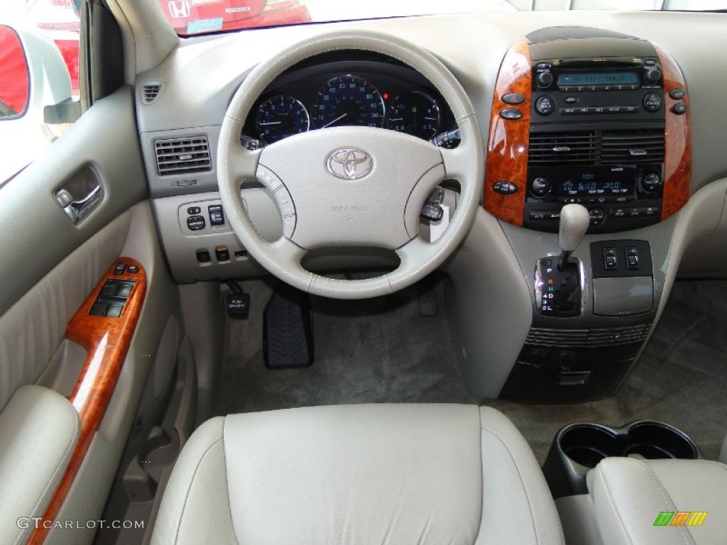 2010 Toyota Sienna XLE Taupe Dashboard Photo #52462598