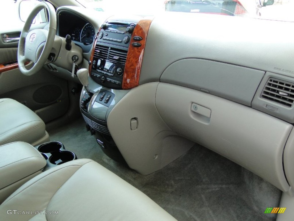 2010 Toyota Sienna XLE Taupe Dashboard Photo #52462685