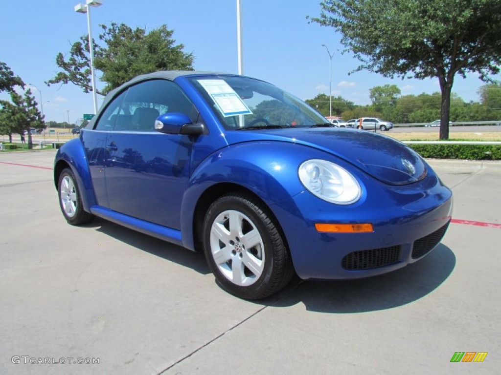 Laser Blue 2007 Volkswagen New Beetle 2.5 Convertible Exterior Photo #52462760