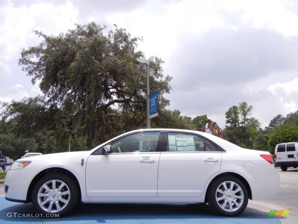 White Platinum Metallic Tri-Coat 2012 Lincoln MKZ FWD Exterior Photo #52463438
