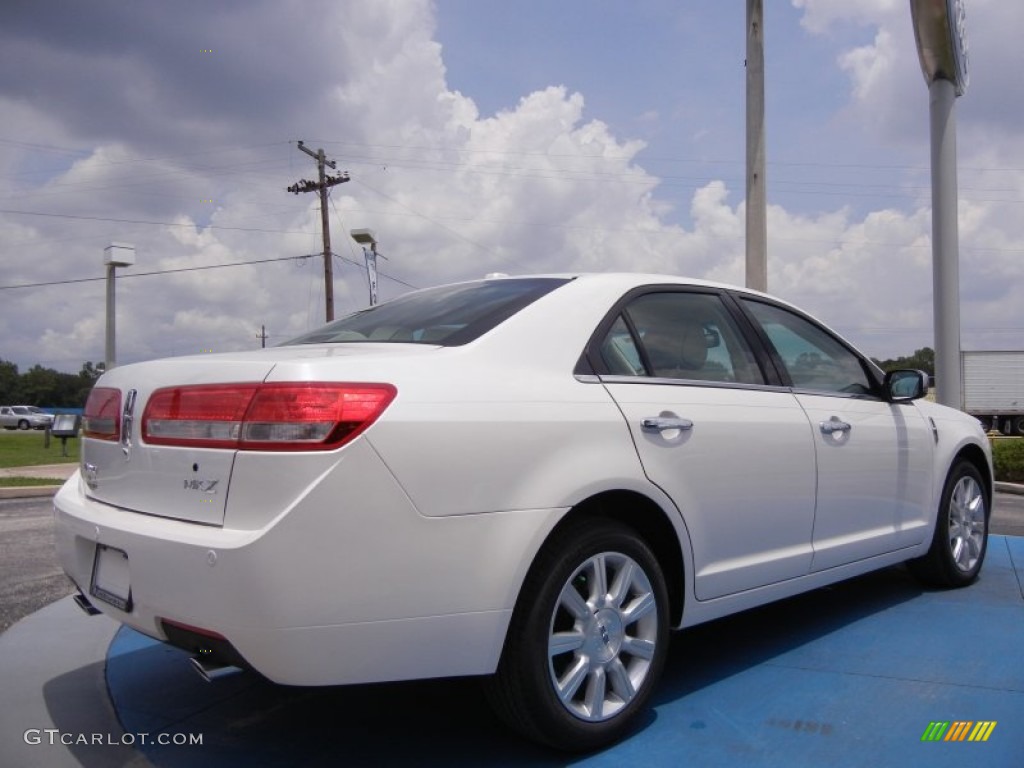 White Platinum Metallic Tri-Coat 2012 Lincoln MKZ FWD Exterior Photo #52463450