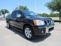 2008 Galaxy Black Nissan Titan LE Crew Cab  photo #7