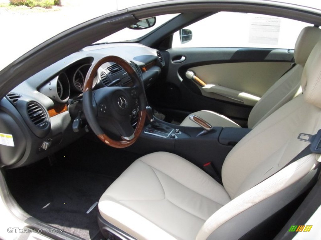 Beige Interior 2011 Mercedes-Benz SLK 300 Roadster Photo #52465841
