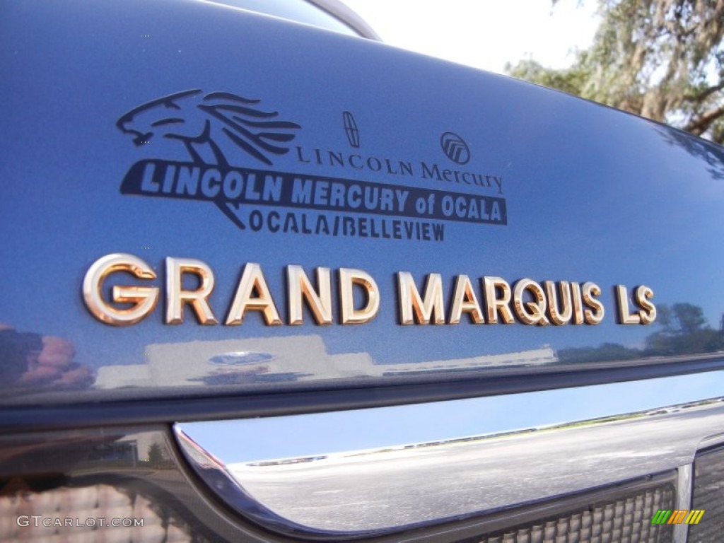 2008 Grand Marquis LS - Norsea Blue Metallic / Light Camel photo #9