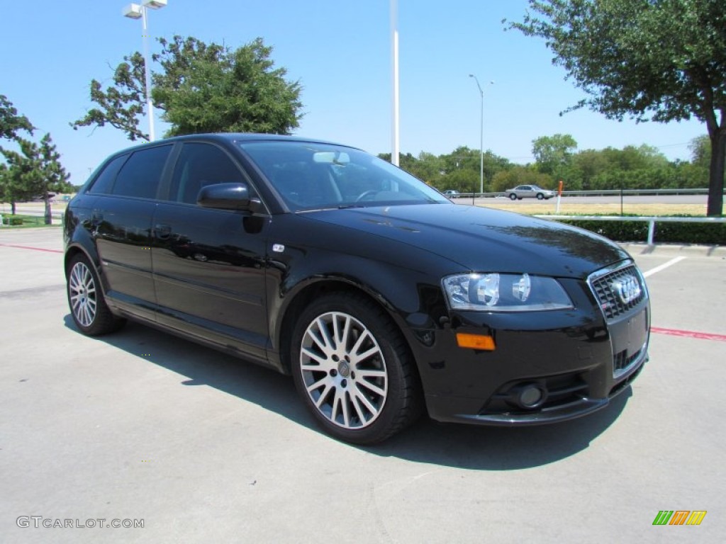 Brilliant Black 2007 Audi A3 2.0T Exterior Photo #52466327