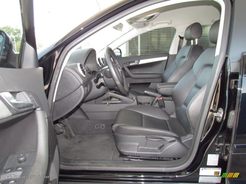 Black Interior 2007 Audi A3 2.0T Photo #52466360