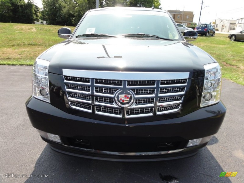 Black Ice Metallic 2011 Cadillac Escalade Luxury AWD Exterior Photo #52467635