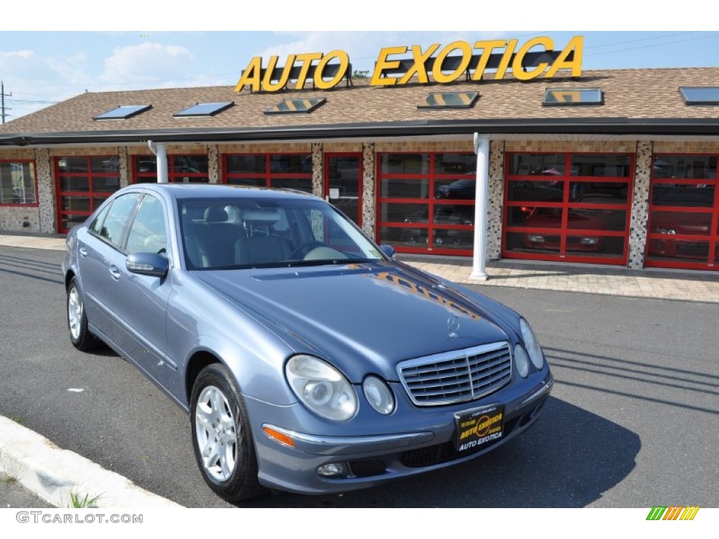 2005 E 320 4Matic Sedan - Tealite Blue Metallic / Charcoal photo #2