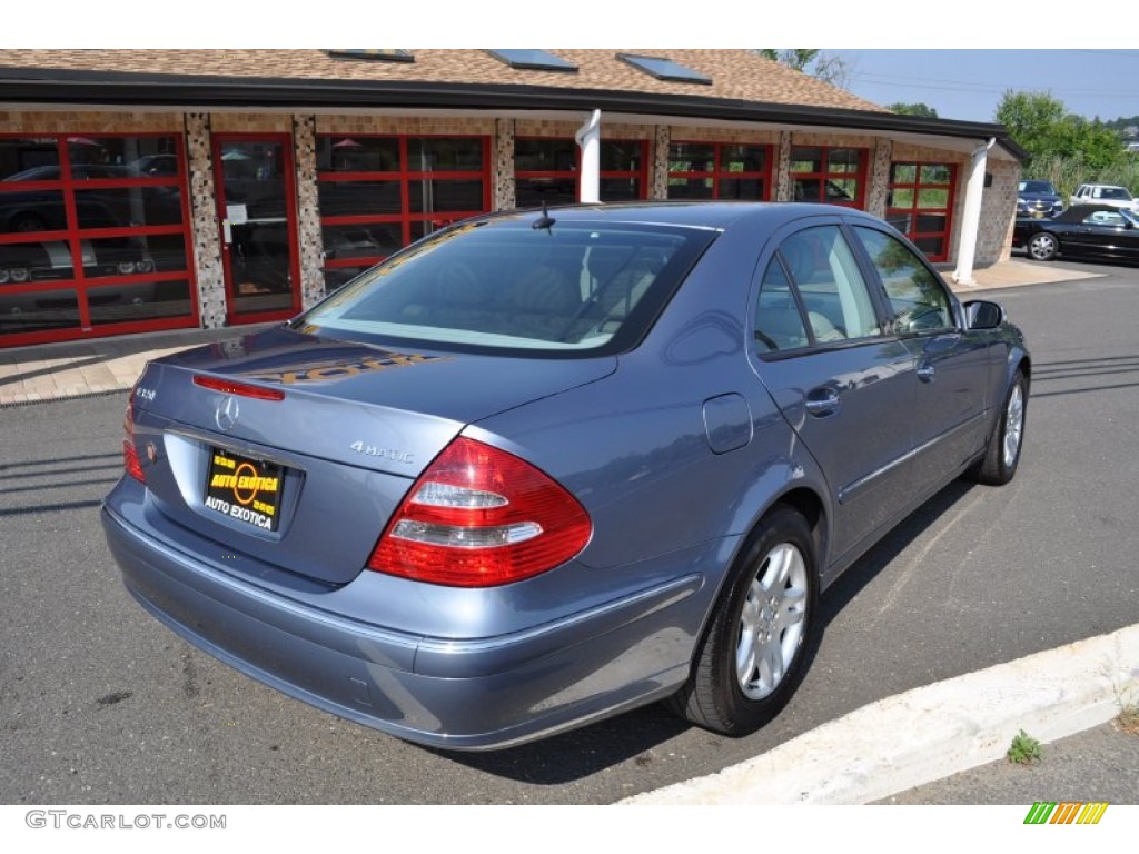 2005 E 320 4Matic Sedan - Tealite Blue Metallic / Charcoal photo #3