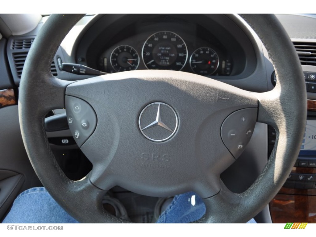2005 E 320 4Matic Sedan - Tealite Blue Metallic / Charcoal photo #10