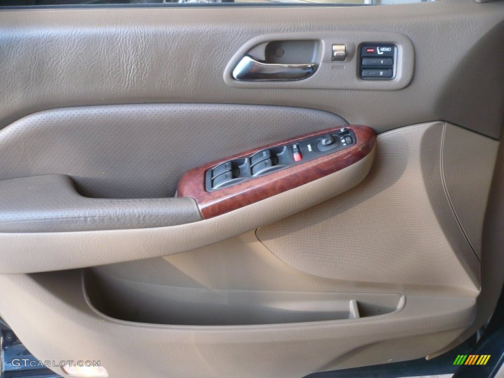 2003 Acura MDX Standard MDX Model Saddle Door Panel Photo #52469192