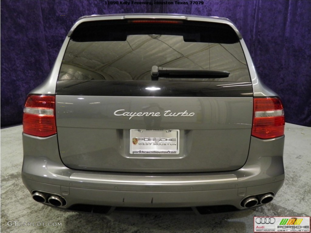 2008 Cayenne Turbo - Meteor Grey Metallic / Black photo #24