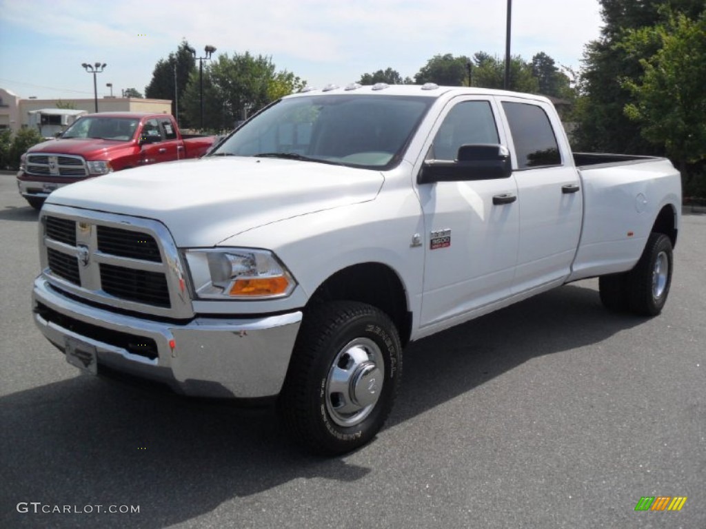 Bright White Dodge Ram 3500 HD