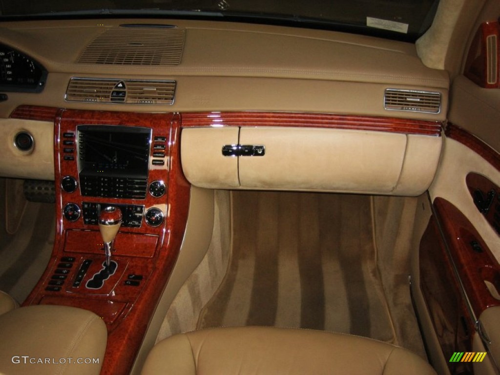 2004 Maybach 57 Standard 57 Model California Beige Dashboard Photo #52473035