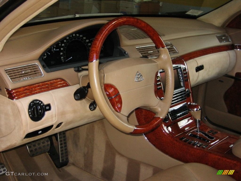 2004 Maybach 57 Standard 57 Model California Beige Dashboard Photo #52473050