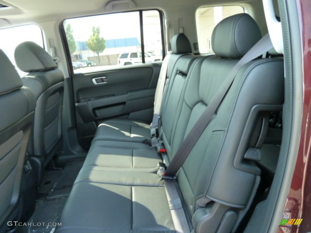 Black Interior 2011 Honda Pilot EX-L 4WD Photo #52473959