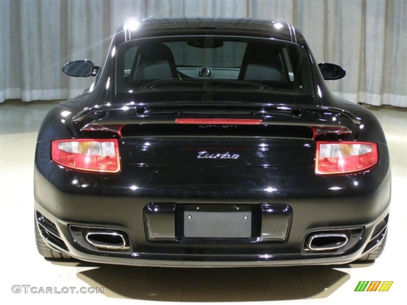 2007 911 Turbo Coupe - Black / Black photo #16