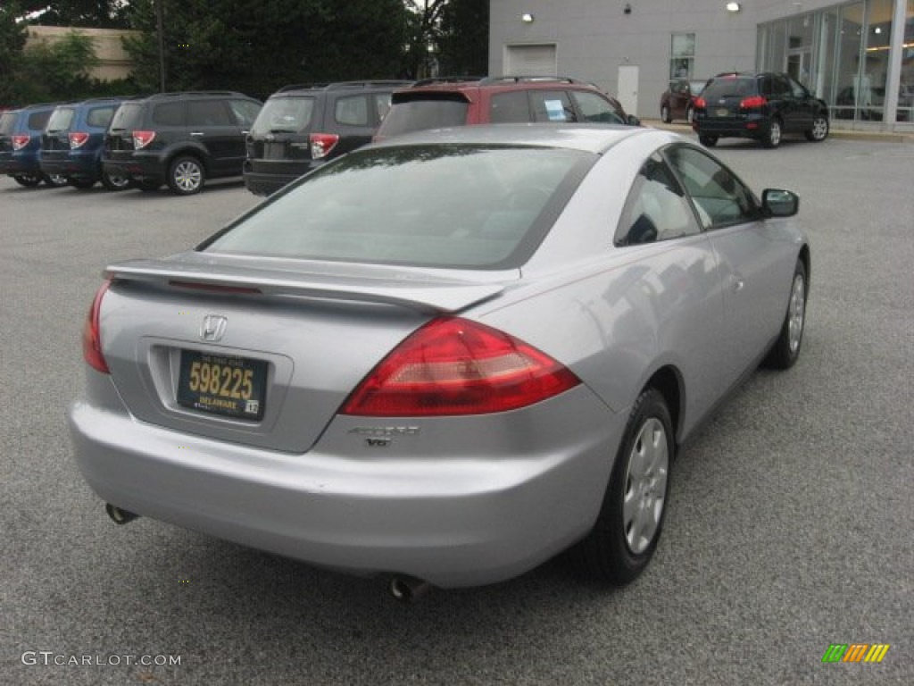 2003 Accord LX V6 Coupe - Satin Silver Metallic / Black photo #5