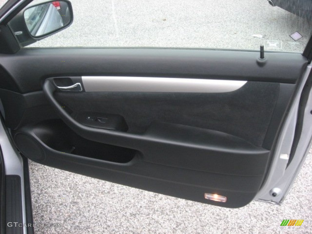2003 Accord LX V6 Coupe - Satin Silver Metallic / Black photo #13