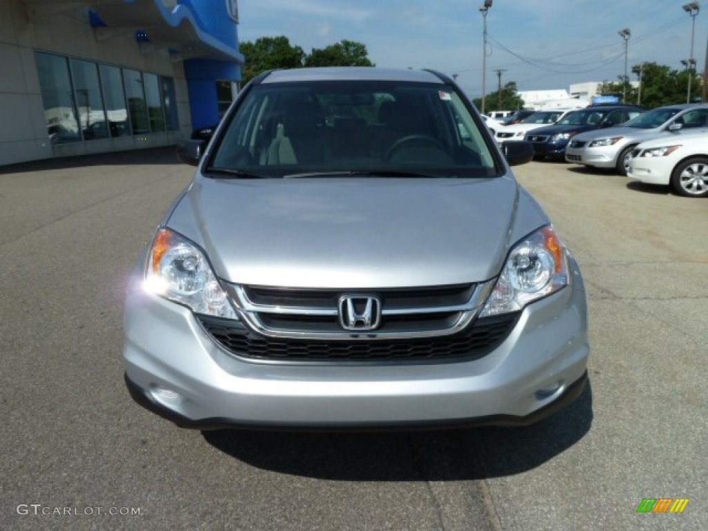 2011 CR-V LX 4WD - Alabaster Silver Metallic / Gray photo #8