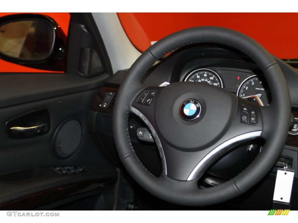2011 3 Series 335i Sedan - Jet Black / Black Dakota Leather photo #10