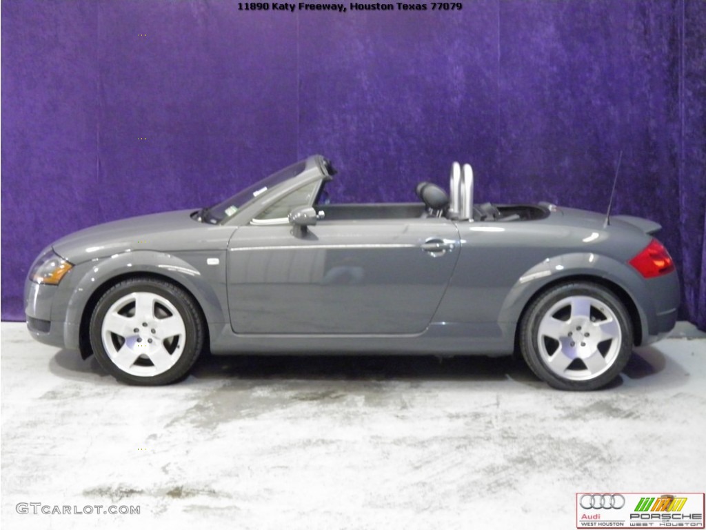 2002 TT 1.8T quattro Roadster - Nimbus Grey Pearl Effect / Ebony photo #5