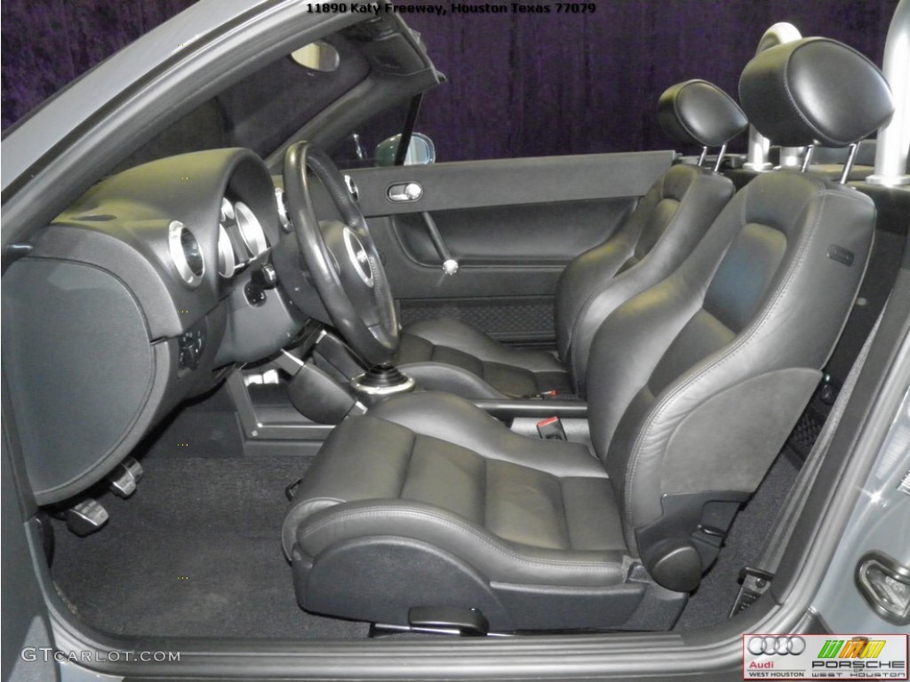 2002 TT 1.8T quattro Roadster - Nimbus Grey Pearl Effect / Ebony photo #7