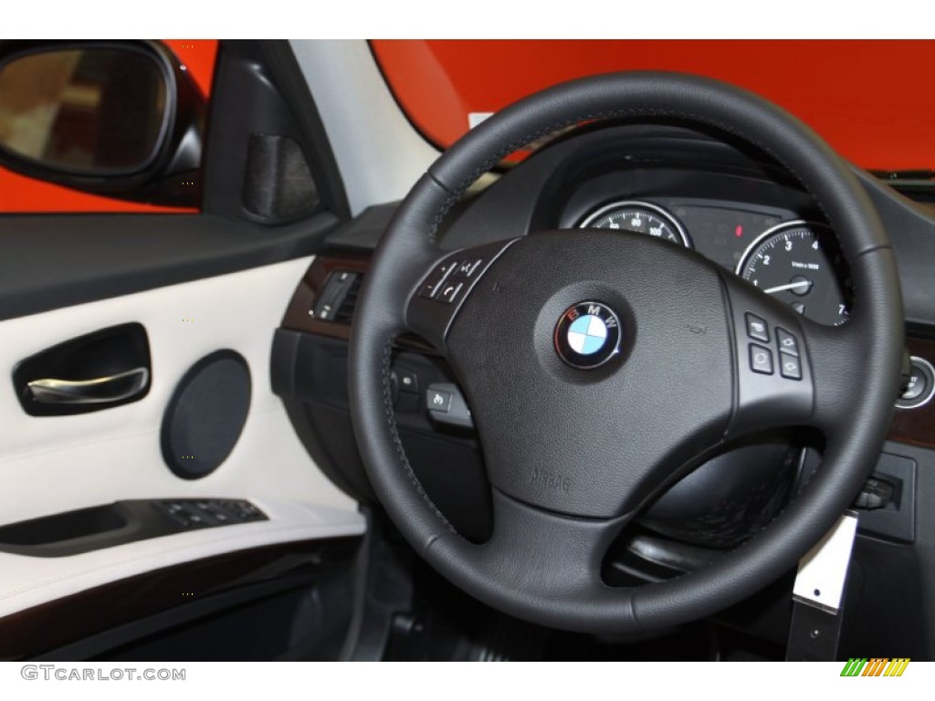 2011 3 Series 328i Sedan - Deep Sea Blue Metallic / Oyster/Black Dakota Leather photo #10
