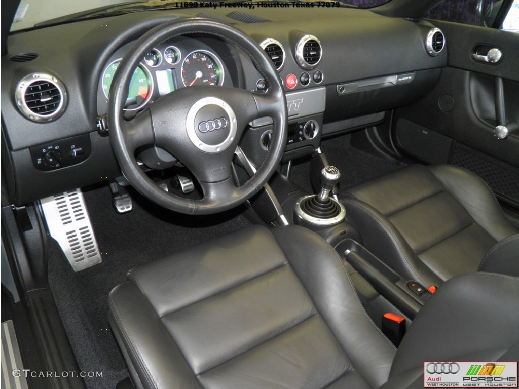 2002 TT 1.8T quattro Roadster - Nimbus Grey Pearl Effect / Ebony photo #8