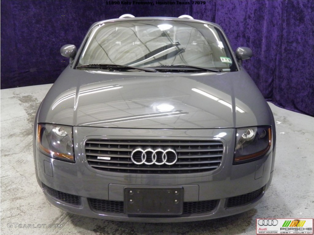 2002 TT 1.8T quattro Roadster - Nimbus Grey Pearl Effect / Ebony photo #16