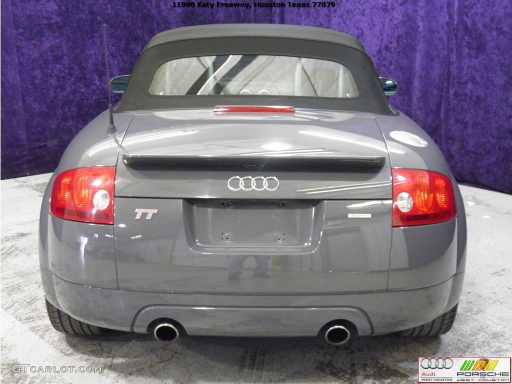 2002 TT 1.8T quattro Roadster - Nimbus Grey Pearl Effect / Ebony photo #17