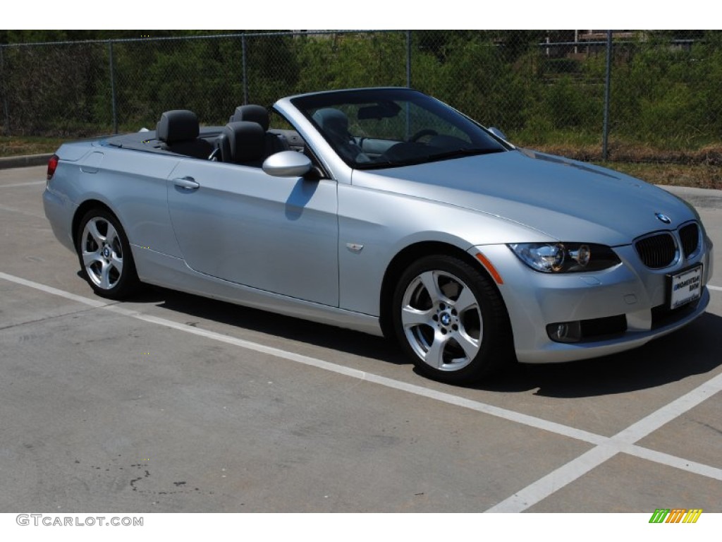 2008 3 Series 328i Convertible - Titanium Silver Metallic / Gray photo #3