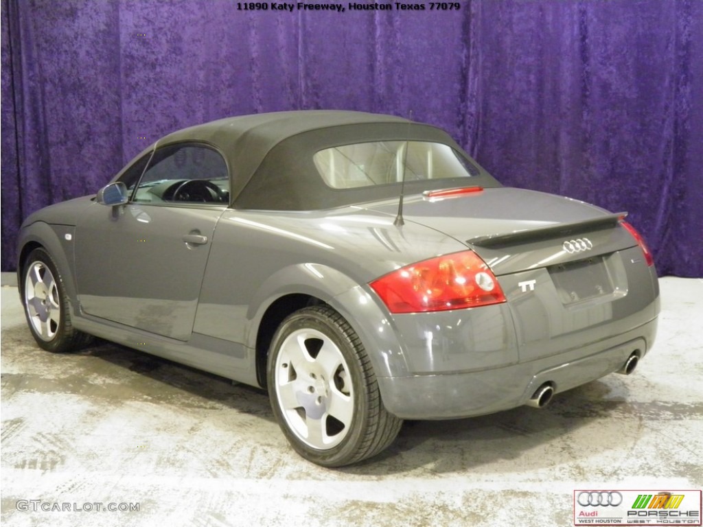 2002 TT 1.8T quattro Roadster - Nimbus Grey Pearl Effect / Ebony photo #18