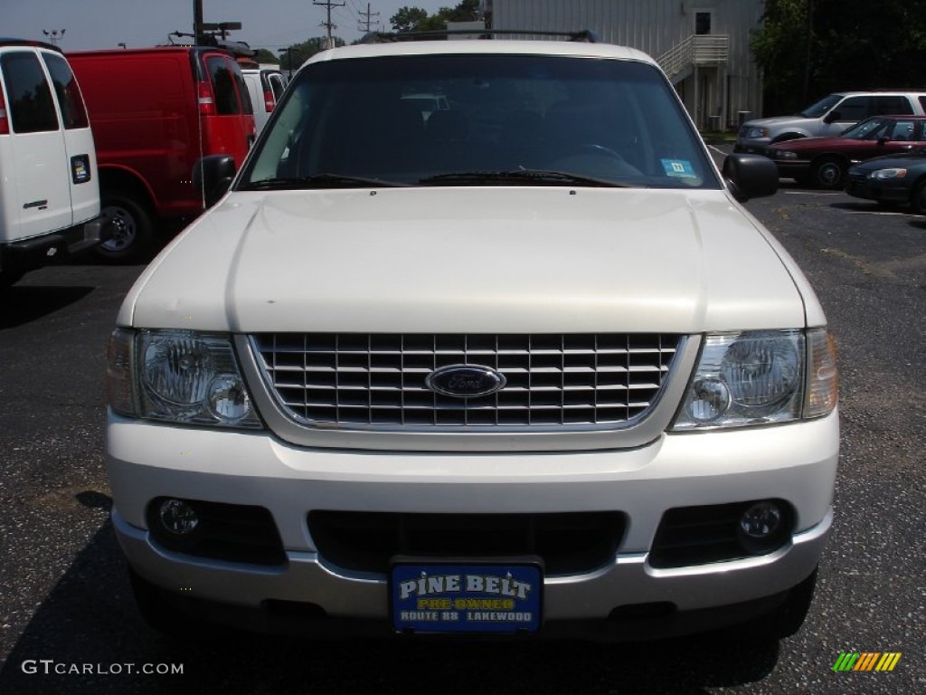 2002 Explorer Limited 4x4 - White Pearl / Midnight Grey photo #2