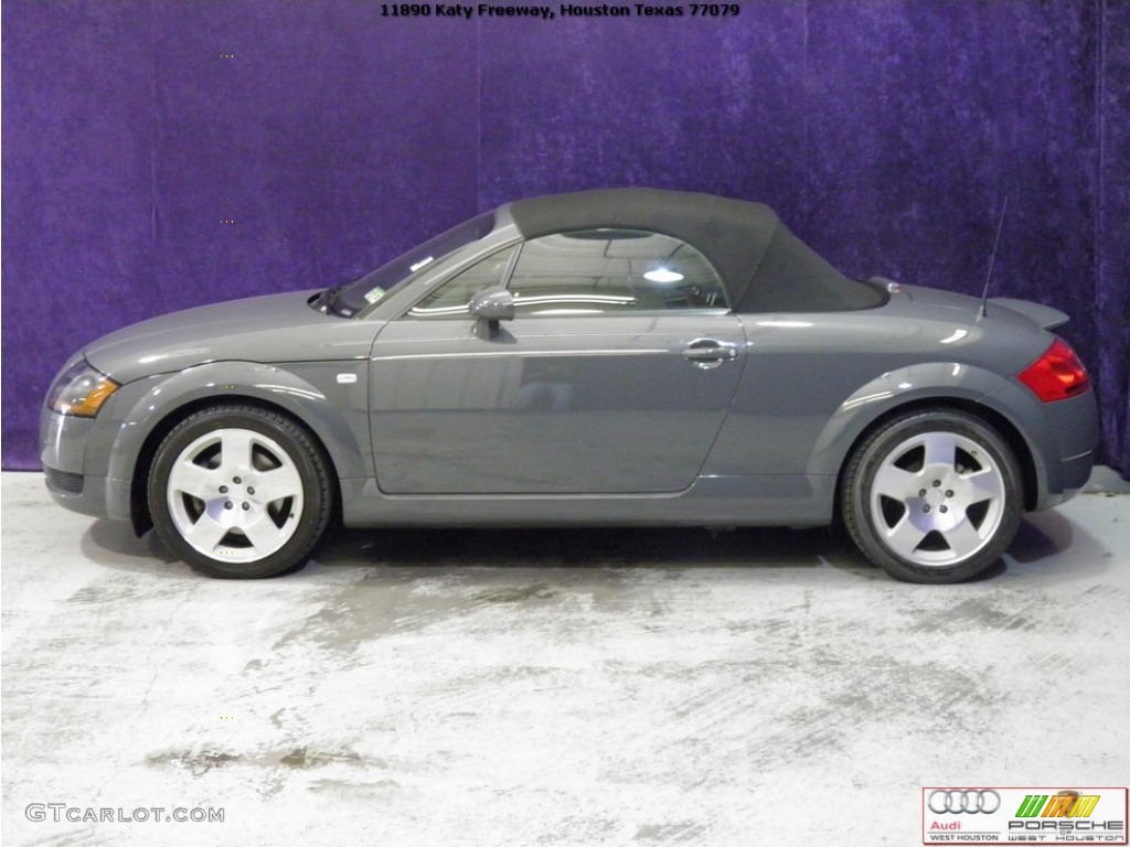 2002 TT 1.8T quattro Roadster - Nimbus Grey Pearl Effect / Ebony photo #21