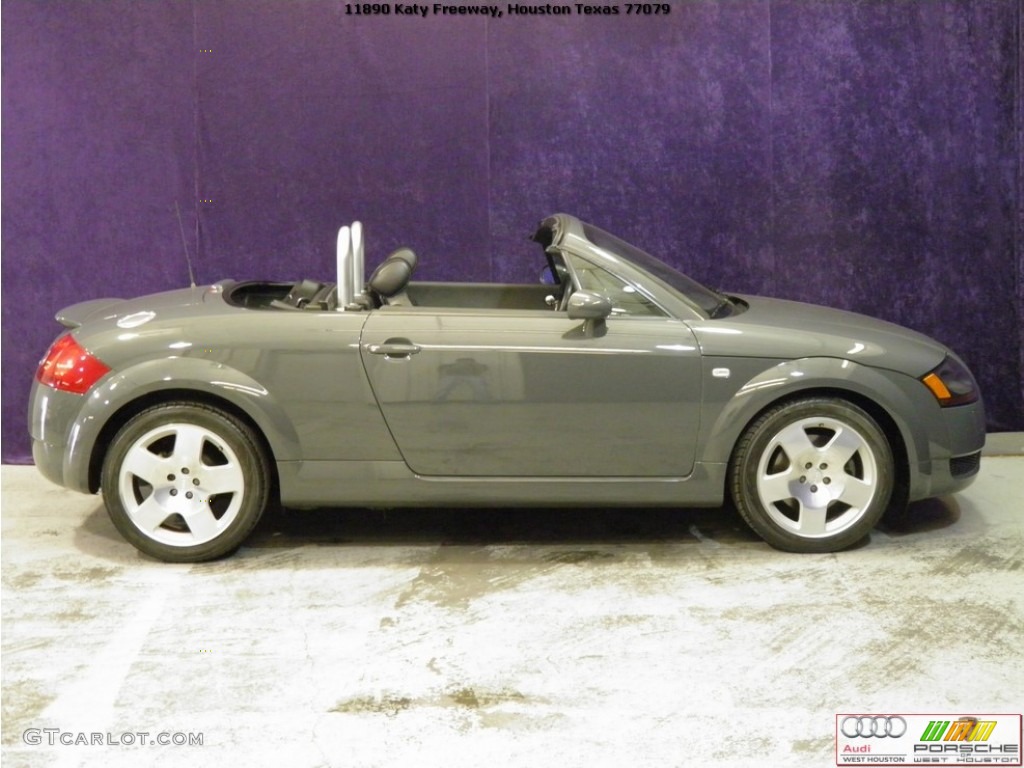 2002 TT 1.8T quattro Roadster - Nimbus Grey Pearl Effect / Ebony photo #22