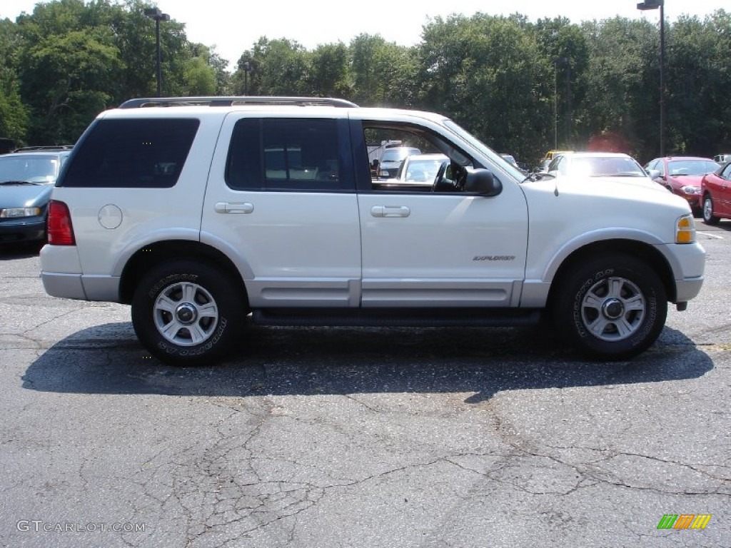 2002 Explorer Limited 4x4 - White Pearl / Midnight Grey photo #7