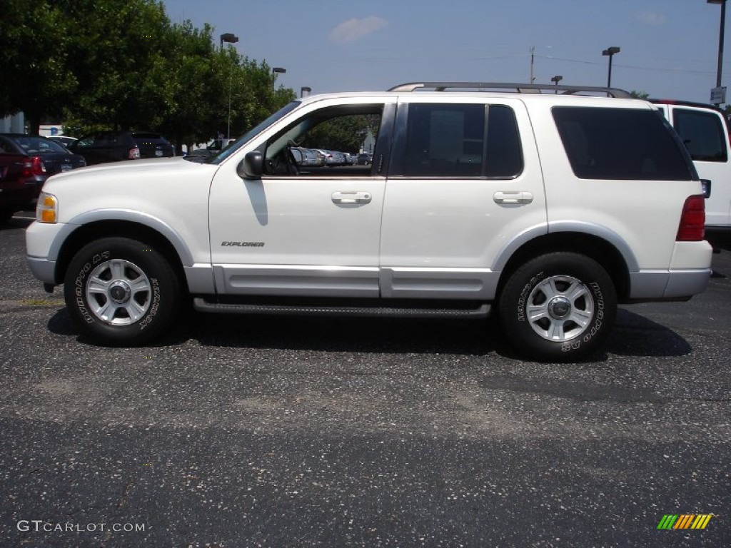 2002 Explorer Limited 4x4 - White Pearl / Midnight Grey photo #9