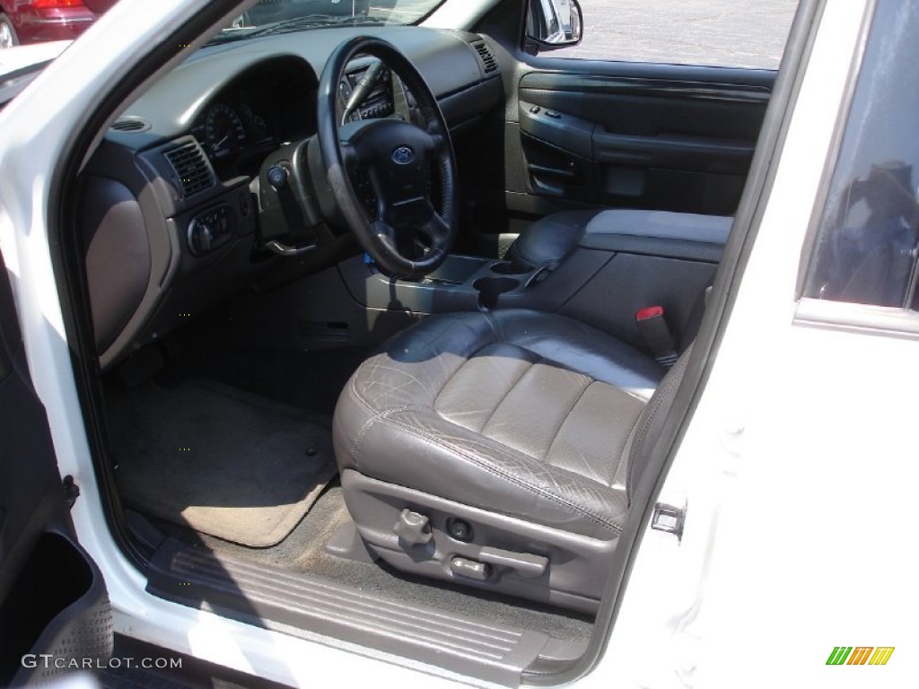 2002 Explorer Limited 4x4 - White Pearl / Midnight Grey photo #10