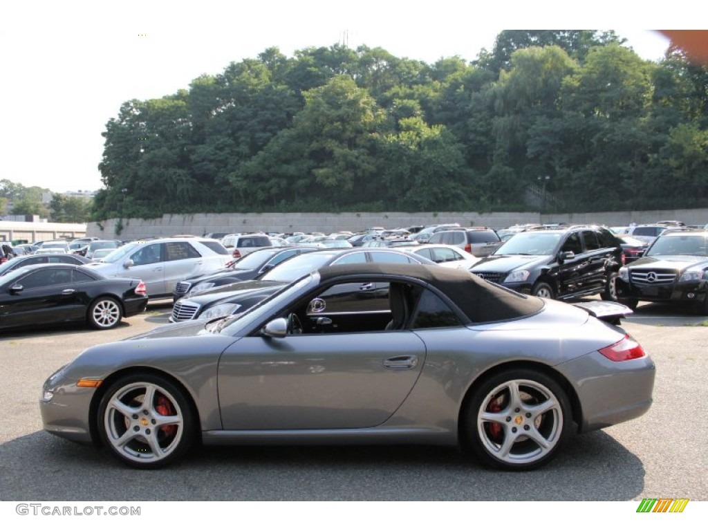 Seal Grey Metallic 2005 Porsche 911 Carrera S Cabriolet Exterior Photo #52476428