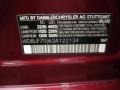  2003 E 500 Sedan Bordeaux Red Metallic Color Code 567