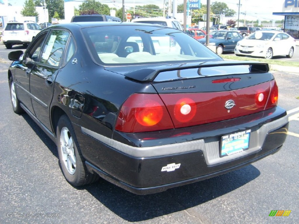 2003 Impala LS - Black / Medium Gray photo #7